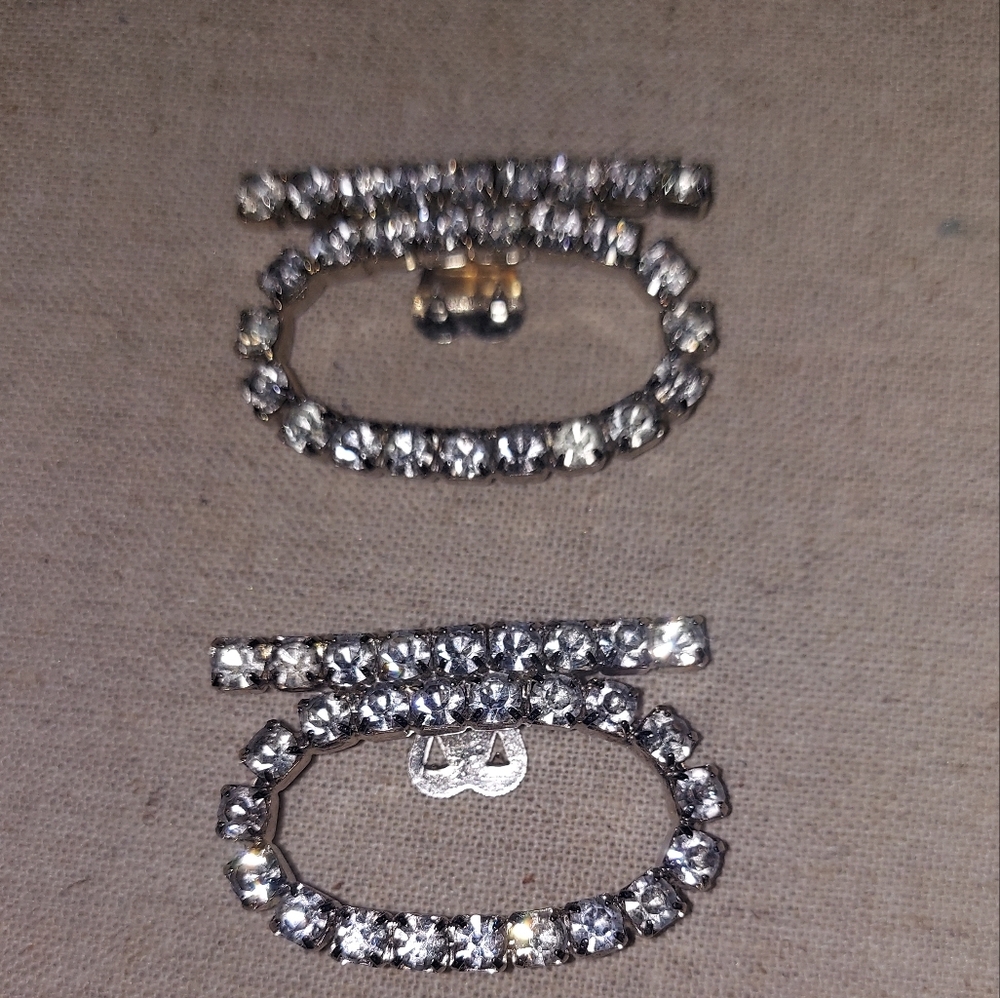 Vintage 1960s Decorative Shoe Clips